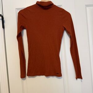Hollister Rust Long Sleeve Top